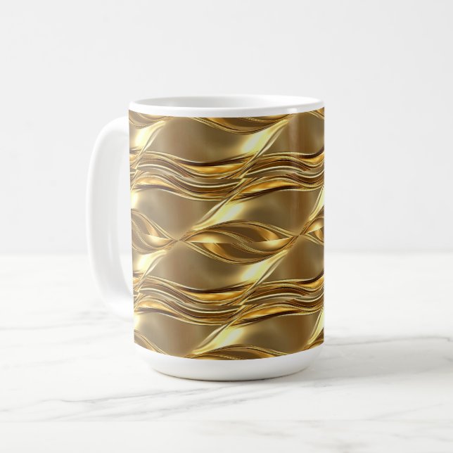 Captivating gold pattern kaffeetasse (Vorderseite Links)