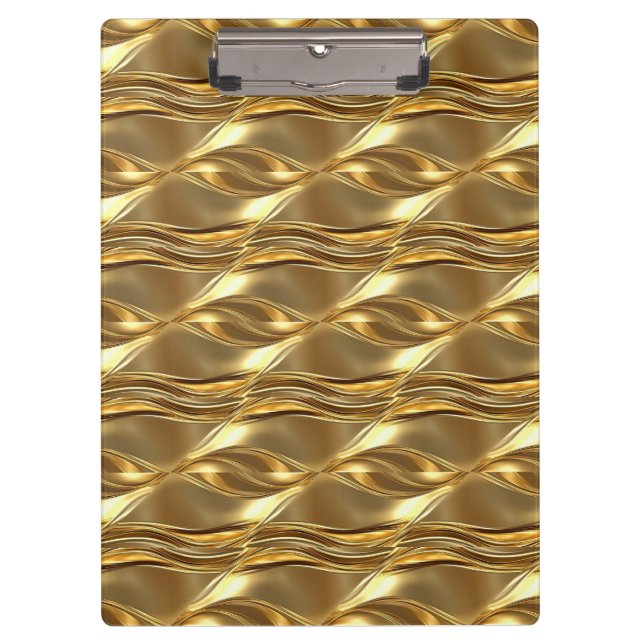 Captivating gold pattern klemmbrett (Vorderseite)