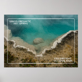 Captivating Grand Prismatic Yellowstone Poster