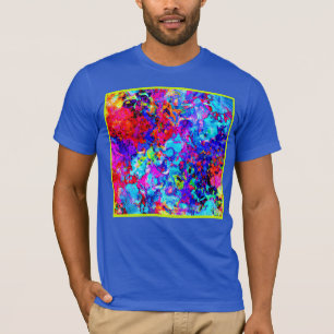 Captivierende Farbschemas Abstrakter Muster T-Shirt