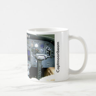 CAPTMOONBEAM Cessna Instrumentenbrett Zitat-II Kaffeetasse