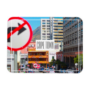CapTown Cityscape Street Südafrika Magnet