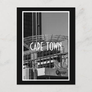 Captown Monochrome Cityscape Street Lifestyle Postkarte
