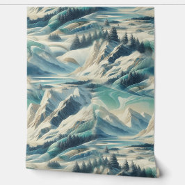 Capture Art Winter Scene & Snow and Ice Crystals Tapete