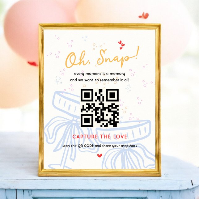 Capture des Coquette-Liebe-QR-Code-Polterabends Poster (Von Creator hochgeladen)