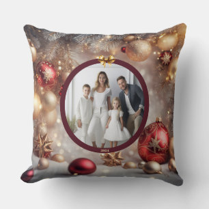 Capture Holiday Erinnerungen Custom Foto Weihnacht Kissen