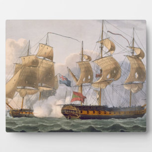 Capture of the Liguria, August 7. 1798, graviert Fotoplatte