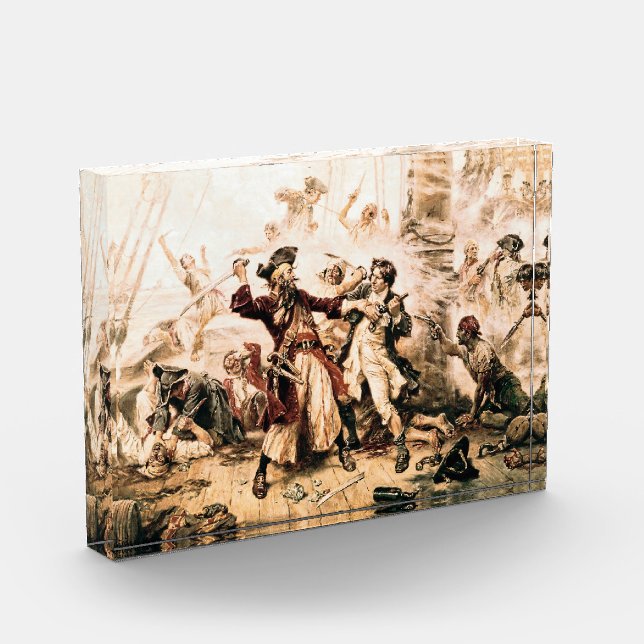 Capture, Pirate Blackbeard, Königin Anne's Rache Fotoblock (Links)