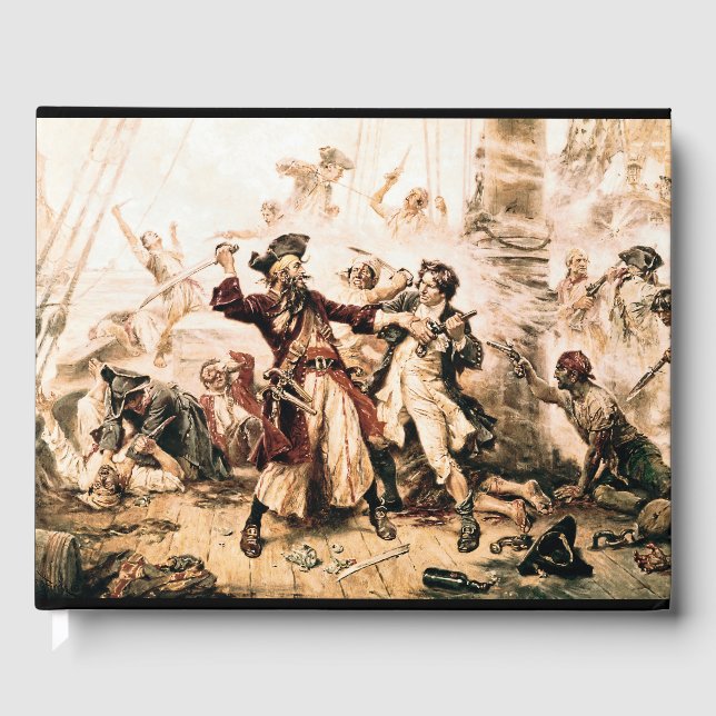 Capture, Pirate Blackbeard, Königin Anne's Rache Gästebuch (Vorderseite)