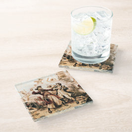 Capture, Pirate Blackbeard, Königin Anne's Rache Glasuntersetzer