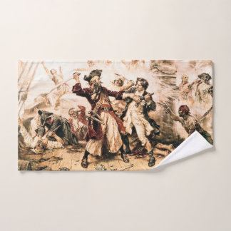 Capture, Pirate Blackbeard, Königin Anne's Rache Handtuch
