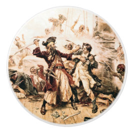 Capture, Pirate Blackbeard, Königin Anne's Rache Keramikknauf