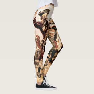 Capture, Pirate Blackbeard, Königin Anne's Rache Leggings