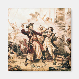 Capture, Pirate Blackbeard, Königin Anne's Rache Magnet
