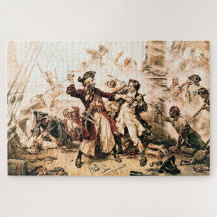 Capture, Pirate Blackbeard, Königin Anne's Rache Puzzle