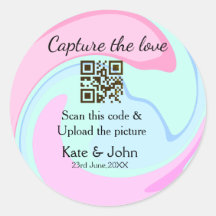 Capture the Liebe add QR Scan marmorfarben blau mi