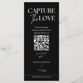 Capture the Liebe Foto I Spy Wedding Game Sage Menükarte