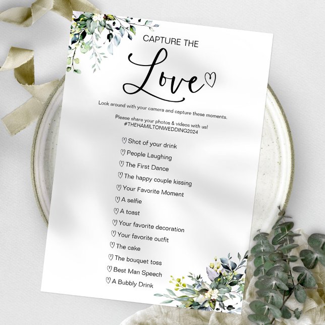 Capture the Liebe I Spy Wedding Game Einladung (Von Creator hochgeladen)