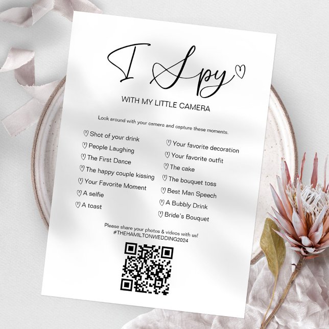Capture the Liebe I Spy Wedding Game with QR Einladung (Von Creator hochgeladen)
