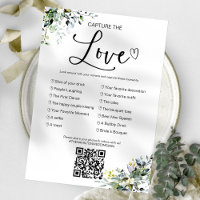 Capture the Liebe I Spy Wedding Game with QR