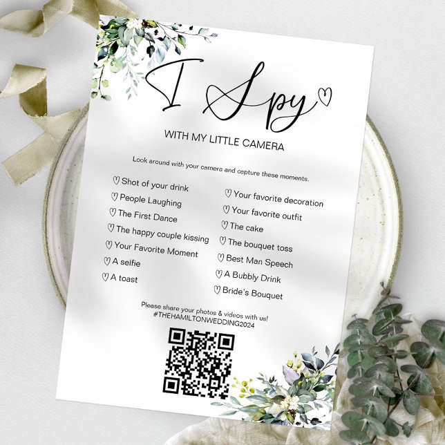Capture the Liebe I Spy Wedding Game with QR Einladung (Von Creator hochgeladen)