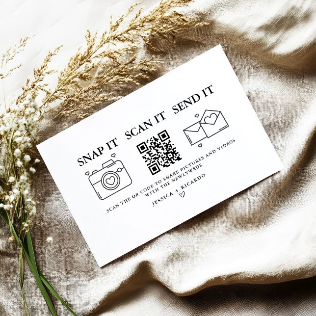 Capture the Liebe Wedding QR Code Card, Foto Begleitkarte (Von Creator hochgeladen)