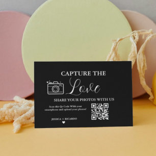 Capture the Liebe Wedding QR Code Card Foto Card C Begleitkarte
