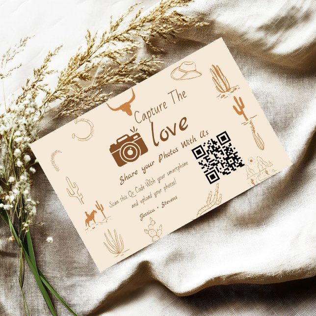 Capture the Liebe Wedding QR Code Card, Foto Card Einladung (Von Creator hochgeladen)