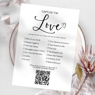 Capture The Love I Spy Hochzeitsspiel mit QR Einladung
