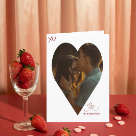 Capture Your Heart I Valentine's Day Foto Card Dankeskarte