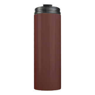 Caput mortuum (einfarbige Farbe) Thermosbecher