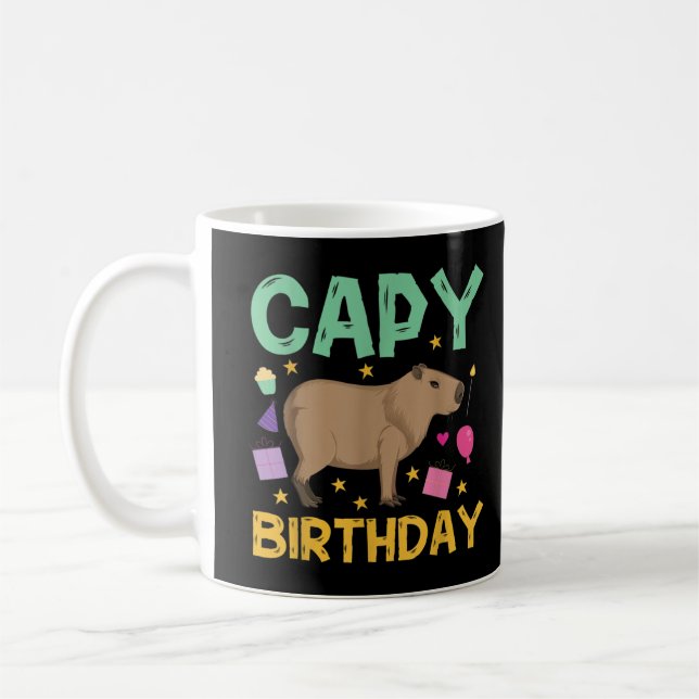 Capy Birthday, Cappybara, Capybara Kaffeetasse (Links)