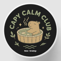 Capy Calm Club Cute Capybara Retro Aesthetic Cozy 