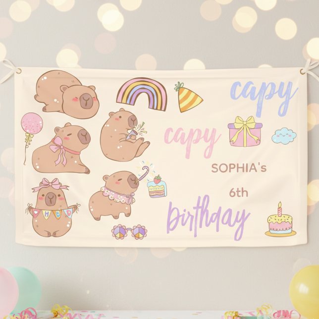 Capy capy Geburtstag Banner (Von Creator hochgeladen)