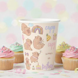 Capy capy Geburtstag Pappbecher