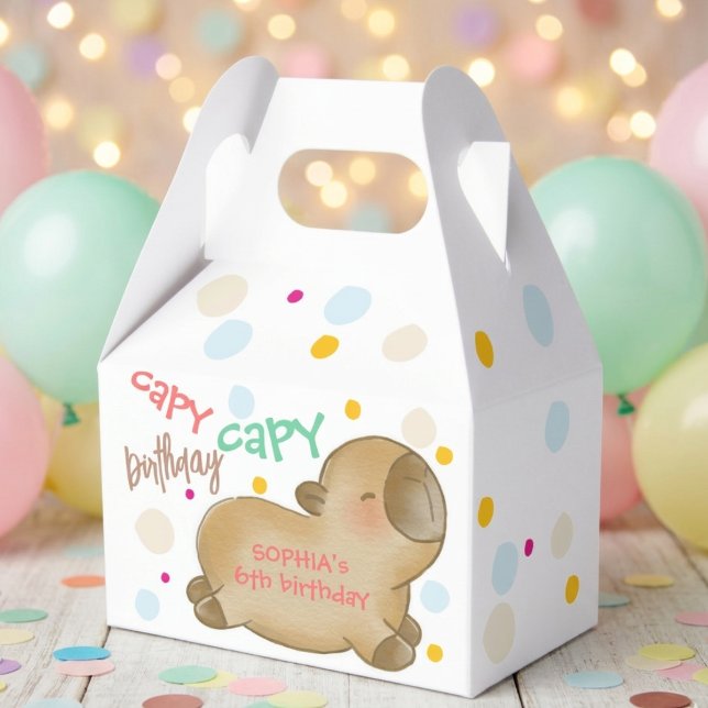 Capy-Capybara-Birthday Geschenkschachtel (Von Creator hochgeladen)