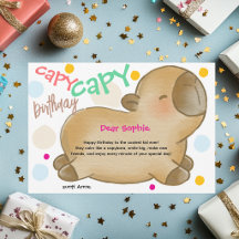 Capy Capybara Geburtstag