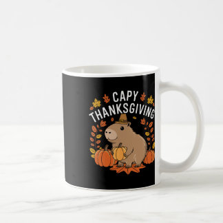 Capy Erntedank Funny Capybyra Erntedank Fall Kaffeetasse