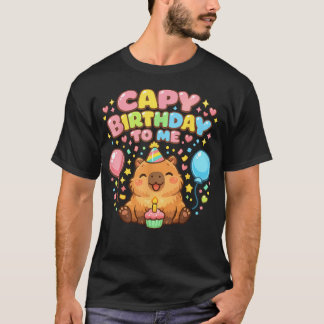Capy Geburtstagsmädchen Süße Capybara-Liebhaber Ti T-Shirt