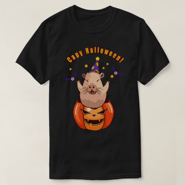 Capy Halloween T-Shirt (Design vorne)