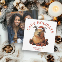 Capy Holidays Niedlicher Spaß Capybara Frohe Weihn