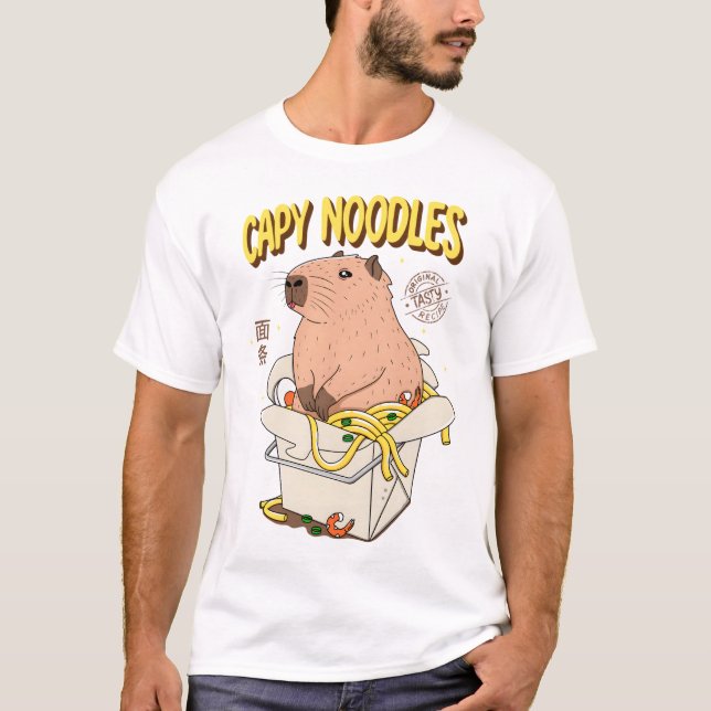 Capy Noodles T-Shirt (Vorderseite)
