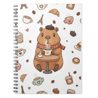 Capy-Paris: A Cozy Sip of Calm Notizblock