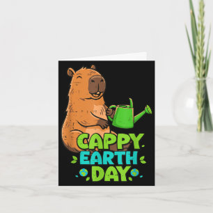Capy Tag der Erde Capybara Tag der Erde süßes Nage Karte