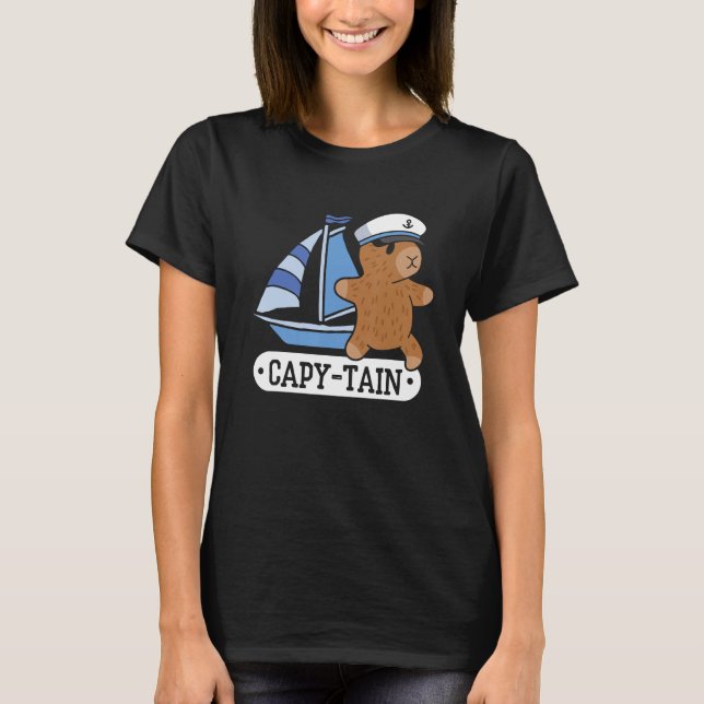 Capy Tain Rodent Capybara T-Shirt (Vorderseite)