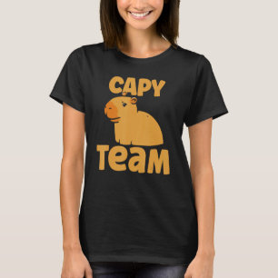 Capy Team Capybara Nagetier Capybaras Tier T-Shirt