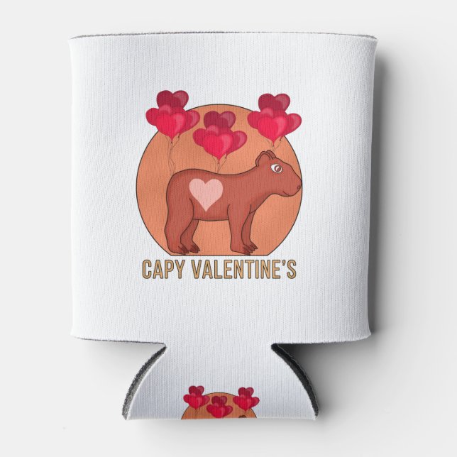 Capy Valentine Dosenkühler (Vorderseite)