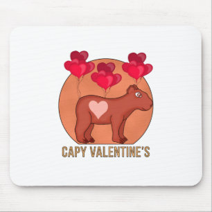Capy Valentine Mousepad