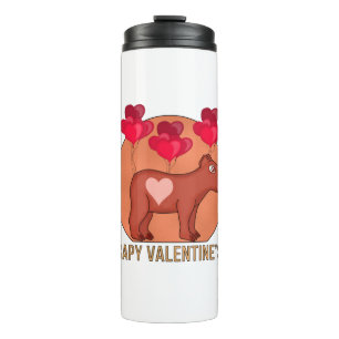 Capy Valentine Thermosbecher