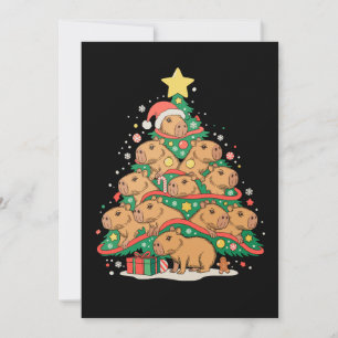 Capy Weihnachten Capybara Weihnachtsbaum Urlaubsze